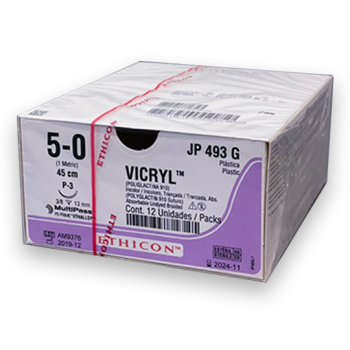 JP493G VICRYL 5-0 P-3 45 CM